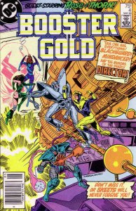 Booster Gold #4 (Newsstand) VF ; DC | Dan Jurgens Rose & Thorn