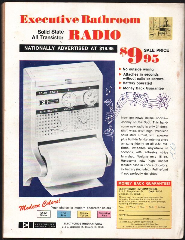 Men 12/1973-Hank AAron-Gobi Desert-Violence-exploitation-crime-terror-cheesecake