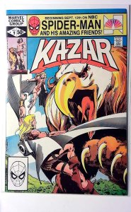 Ka-Zar the Savage #9 (1981) Marvel Comics 1st Print Comic Book