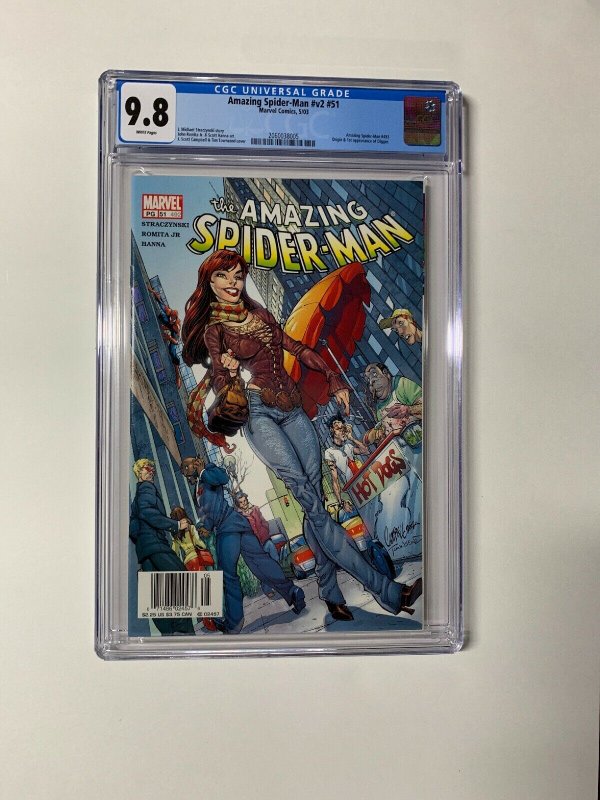 Amazing Spider-man V Vol Volume 2 Issue 51 Cgc 9.8 Legacy 492 Marvel