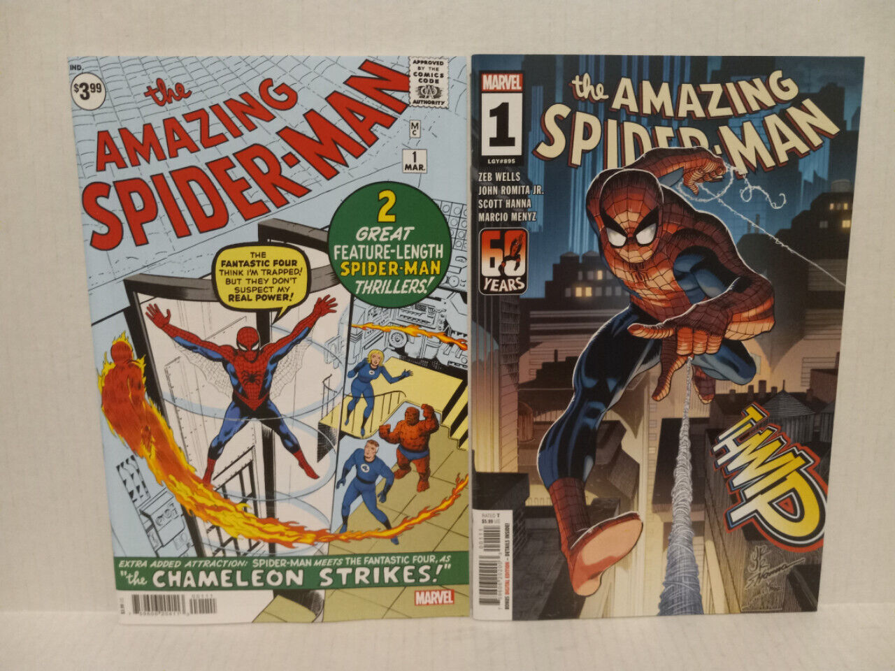 The Amazing Spider-Man #1 + Amazing Spider-Man #1 2022 - Free Shipping