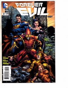 5 Forever Evil DC Comic Books # 2 3 4 5 6 Batman Superman Flash Arrow Robin J209