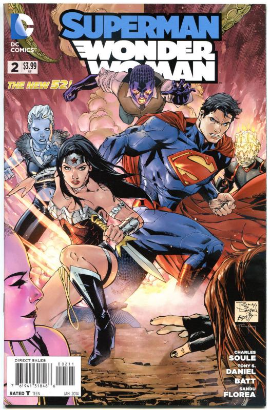 SUPERMAN / WONDER WOMAN #2, VF/NM, Tony Daniel, 2013, New 52, more DC in store