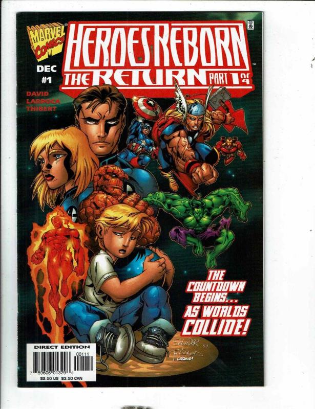 6 Marvel Comics Heroes Reborn Return 1 2 3 4 Daily Bugle 1 Damage Control 1 DB12