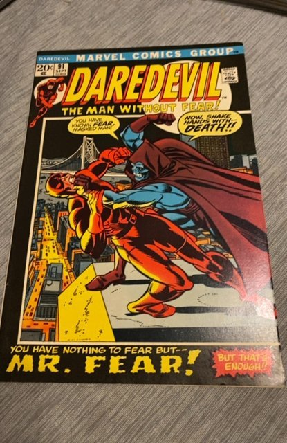 Daredevil #91 (1972)intro the first Mr fear/Black widow