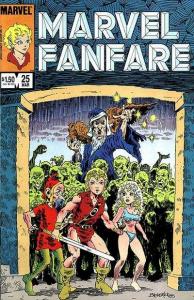 Marvel Fanfare (1982 series) #25, VF+ (Stock photo)