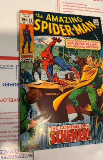 The Amazing Spider-Man #83 (1970)the schemer w the kingpin vf cond