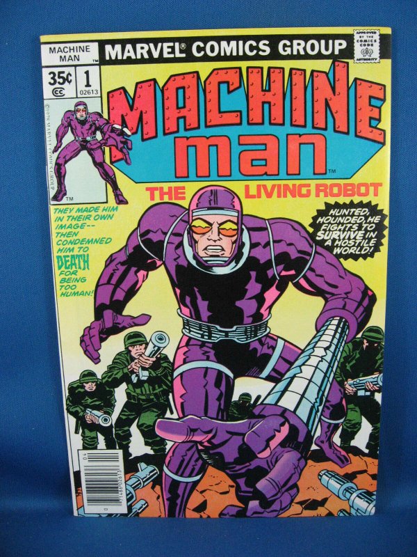 MACHINE MAN 1 NM Robot Cover 1978