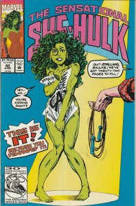 The Sensational She-Hulk # 40 Cover A NM- Marvel 1992 John Byrne