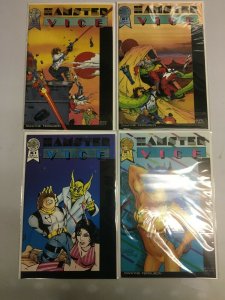 Hamster Vice lot #1, #2, #6, #7 1st Series 4 diff books Blackthorne 6.0 (1986)