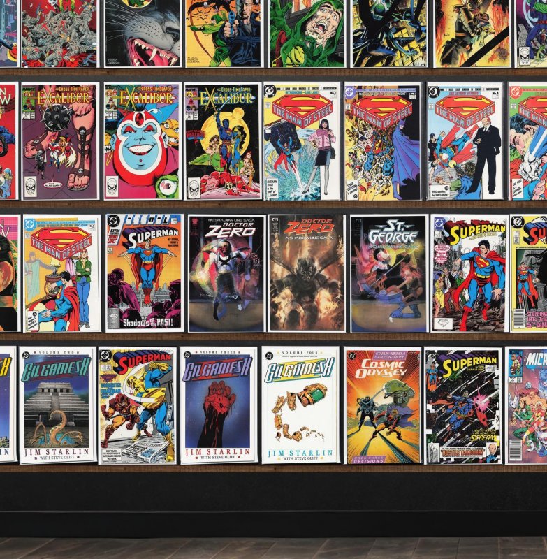 Huge Lot 150+ Comics with Superman, Green Arrow, Wolverine, Excalibur & More!