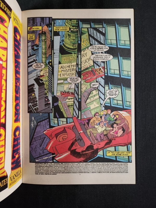 Spider-Man 2099 #1 - Signed by Rick Leonardi / Foil Cover (8.0) 1992