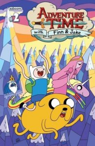 ADVENTURE TIME #2 COVER A BAGGED/BOARDED NM KABOOM.