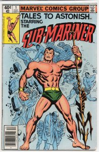 Tales to Astonish #1 (1979) Namor the Sub-Mariner