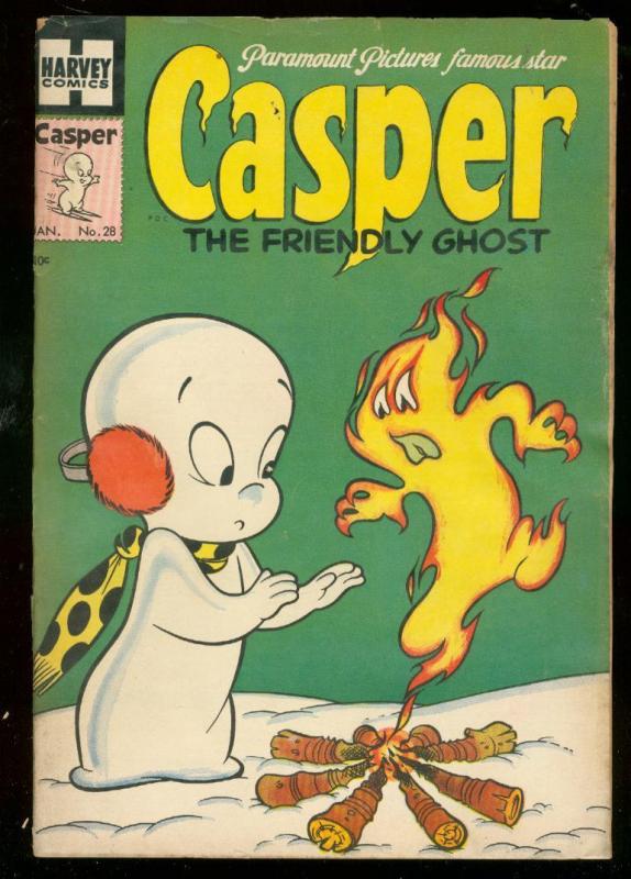 Casper The Friendly Ghost 28 1955 Harvey Comics Vg Comic Books 