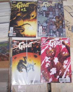 GROOT # 1 2 3 4 MINI SERIES COMPLETE 2015 MARVEL GUARDIANS OF THE GALAXY