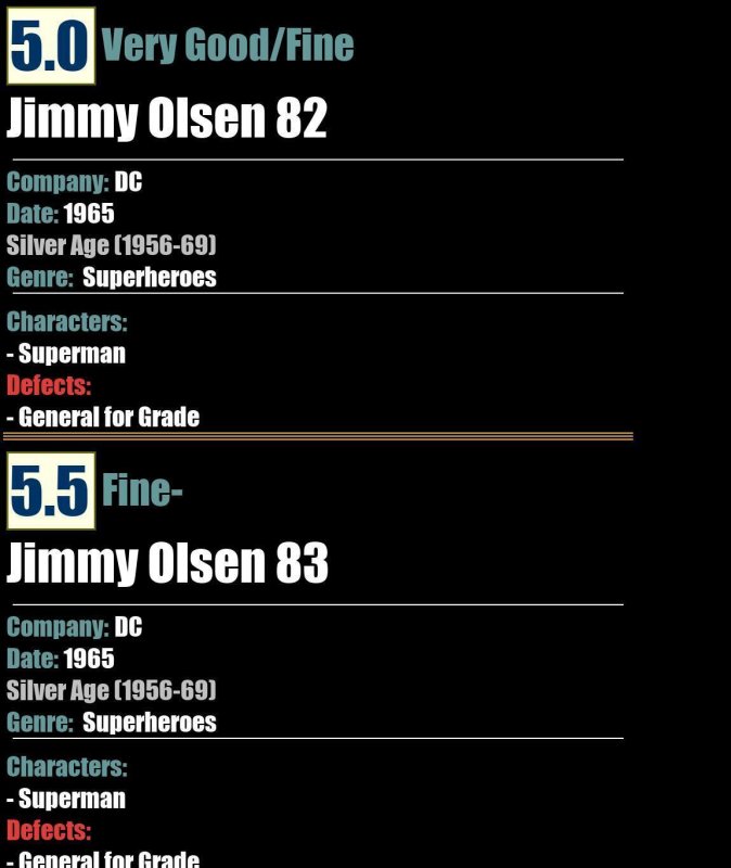 Jimmy Olsen #82 83 (1965) DC Silver-Age comic VG/FN