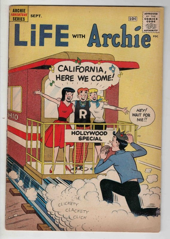 Life with Archie #4 VINTAGE 1960 Archie Comics Veronica Betty Jughead