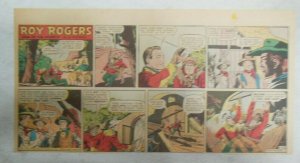 Roy Rogers Sunday Page by Al McKimson from 11/23/1952 Size 7.5 x 15 inches