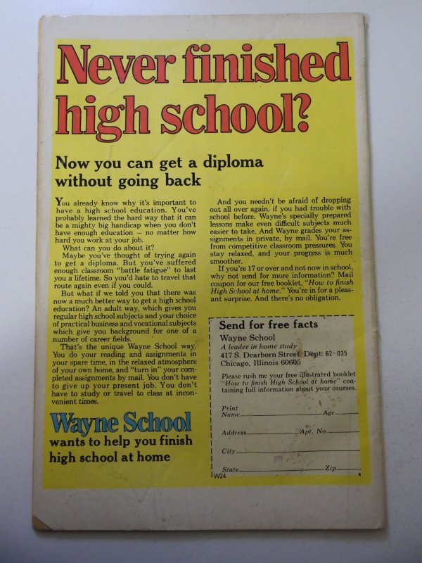 War is Hell #12 (1975) VG Condition 1/2 Spine Split