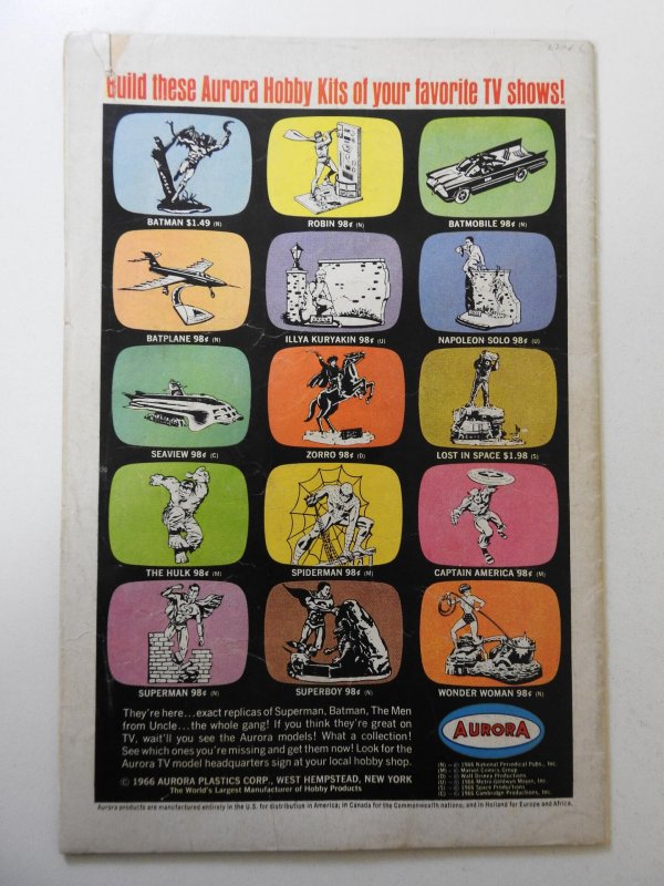 Adventure Comics #353 (1967) VG- Condition 1 in tear bc