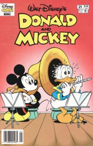 Donald and Mickey #21 (Newsstand) VG ; Gladstone | low grade comic Marvel Disney