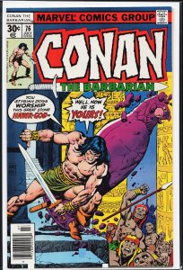 Conan the Barbarian #76 (1977) Conan