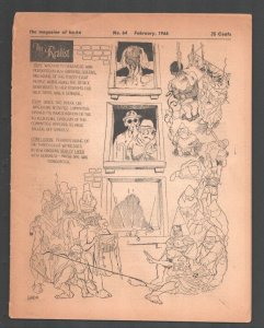 Realist #64 2/1966-Paul Krassner Counter culture mag-Underground comix type-VG-