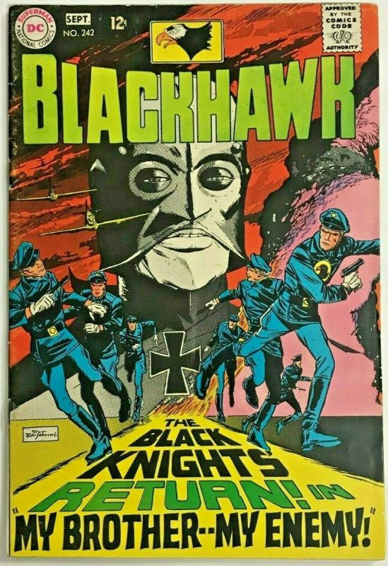BLACKHAWK#242  FN/VF 1968 DC SILVER AGE COMICS