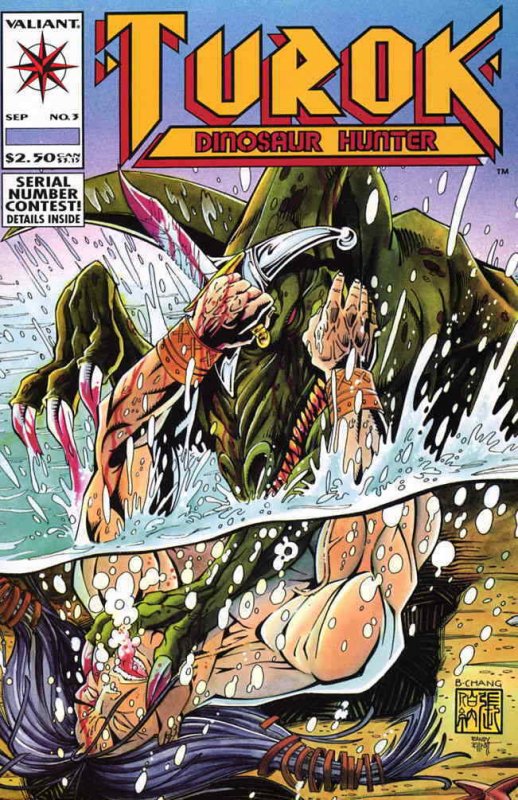 Turok, Dinosaur Hunter #3 VF/NM; Valiant | save on shipping - details inside