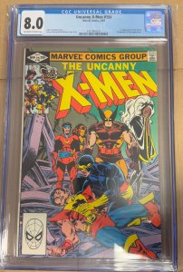 The Uncanny X-Men #155 (1982) CGC 8.0