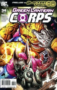 Green Lantern Corps #34 (ungraded) stock photo / ID#00E