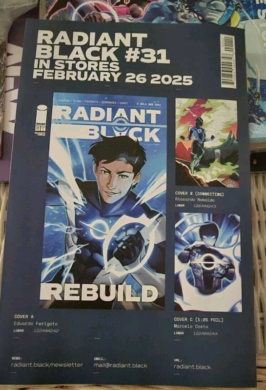 RADIANT BLACK: THE STORY SO FAR Promotional Comic 2024 NM