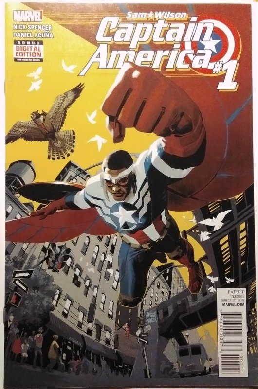 Captain America: Sam Wilson #1 Daniel Acuña Variant (2015)
