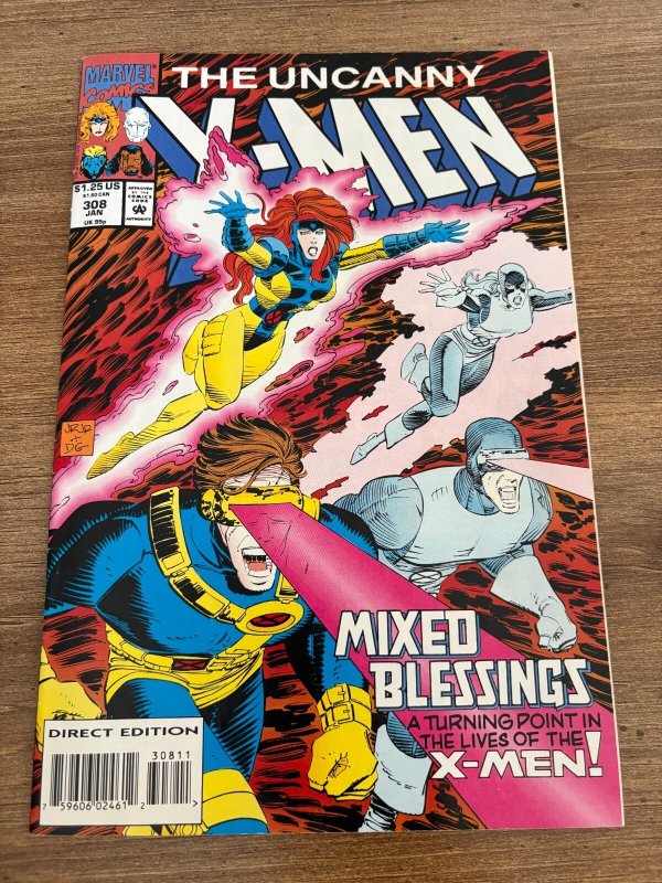 Lot Of 4 Uncanny X-Men Marvel Comic Books # 307 308 309 310 VF-NM 15 J461