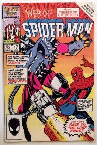 Web of Spider-Man #17 (FN/VF, 1986)