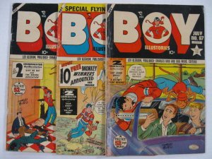 BOY COMICS 62-65, 67 LOT GUIDE=$129