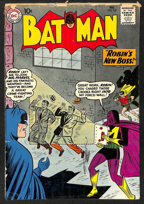 Batman #137 GD+ 2.5