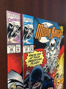 Marc-Spector: Moon Knight #43-44 NM Marvel Comics 1992 Infinity War Crossover