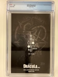 Cult of Dracula #2 Cover C (2021) CGC 9.8