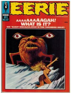 EERIE 21 VF- May 1969  ERNIE COLON,PLUS DITKO(WARRIOR