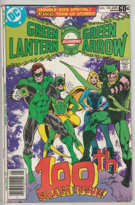 Green Lantern #100 (Jan-78) VF/NM High-Grade Green Lantern, Green Arrow, Blac...