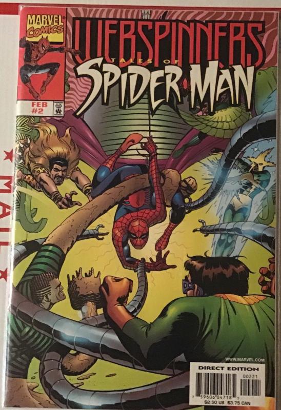 SPIDER-MAN :WEBSPINNERS  FIRST 8 ISSUES!PLUS 2 VARIANTS 10 BOOK LOT!