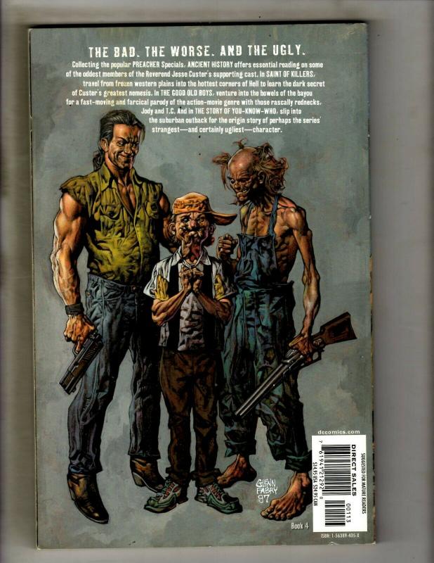 Preacher Vol # 4 Ancient History DC Vertigo TPB Graphic Novel Comic Book J324