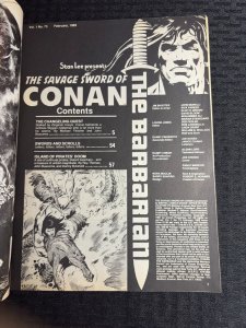 1982 SAVAGE SWORD OF CONAN Magazine #73 FN- 5.5 John Buscema