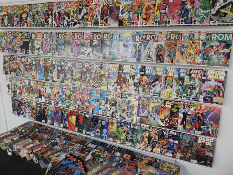 Huge Lot 180+ Comics W/ Iron Man, Rom, Power Pack, +More! Avg VG+ Condition