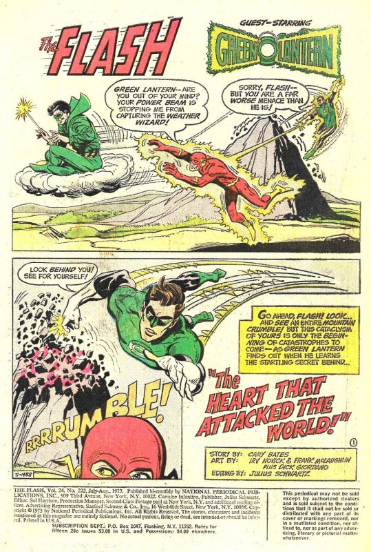 GREEN LANTERN costars in THE FLASH #217-226 (1972-3) 6.0 FN   NEAL ADAMS!