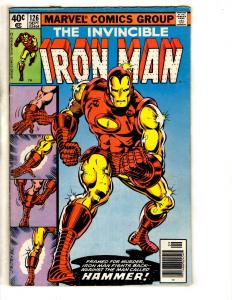 Lot Of 4 Iron Man Marvel Comic Books # 109 123 126 129 Hulk Thor Iron Man RJ3