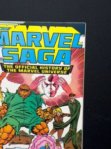 The Marvel Saga #1 (1985) - [Newsstand] Official History of Marvel Universe - NM