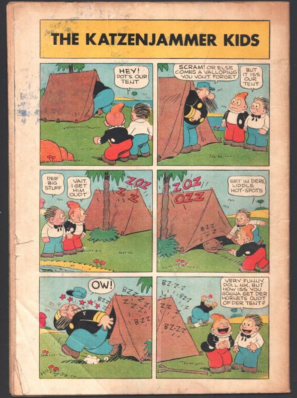 Katzenjammer Kids #10 1949Violent humor & gags-spanking-monkeys-Dudley Fishe